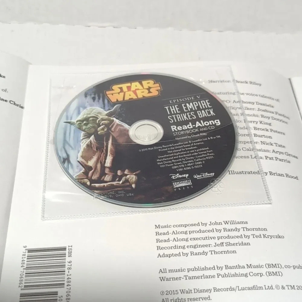 Star Wars Read-Along Book Set of 3 w/CD - New